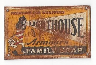 Lighthouse Family Soap Tin Sign - Click Image to Close